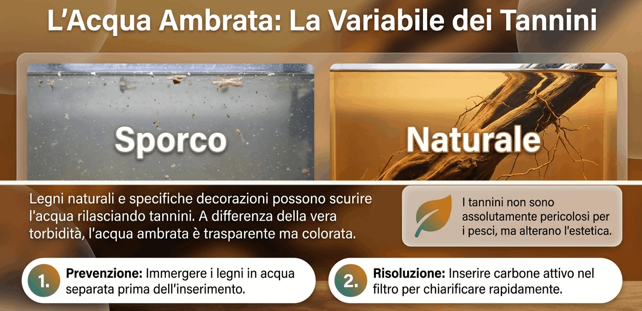 acqua torbida o tannini?