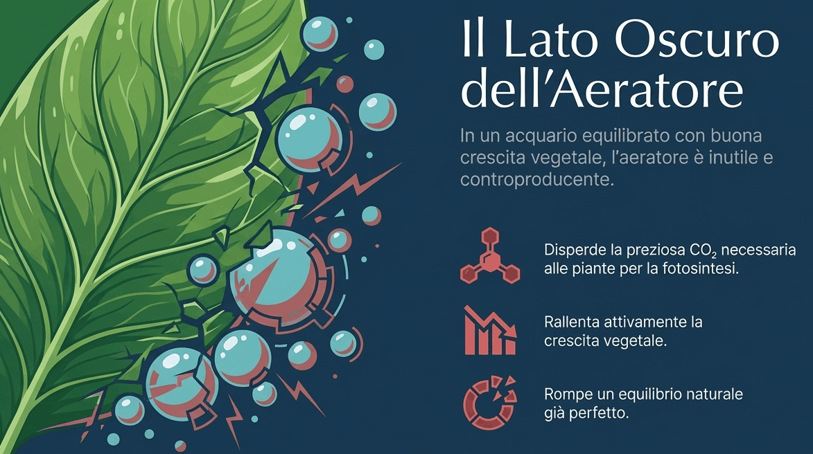 l'aereatore fa male alle piante