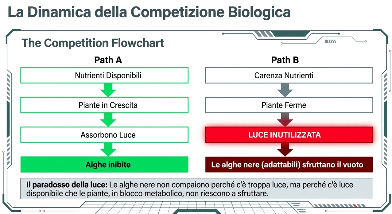 diagnosi alghe nere a pennello