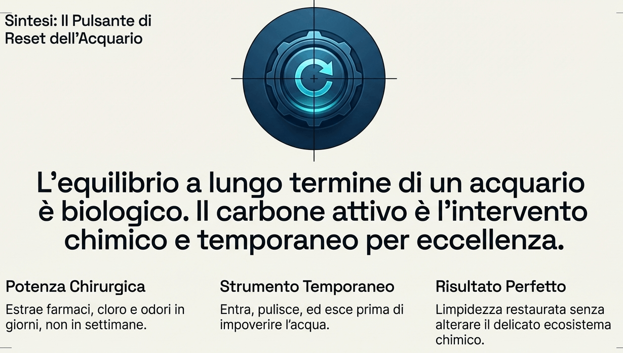 carbone attivo in acquario