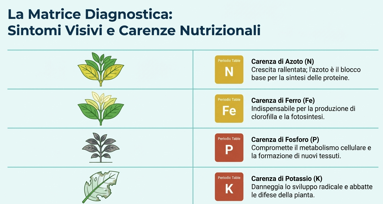 matrice diagnostica carenze