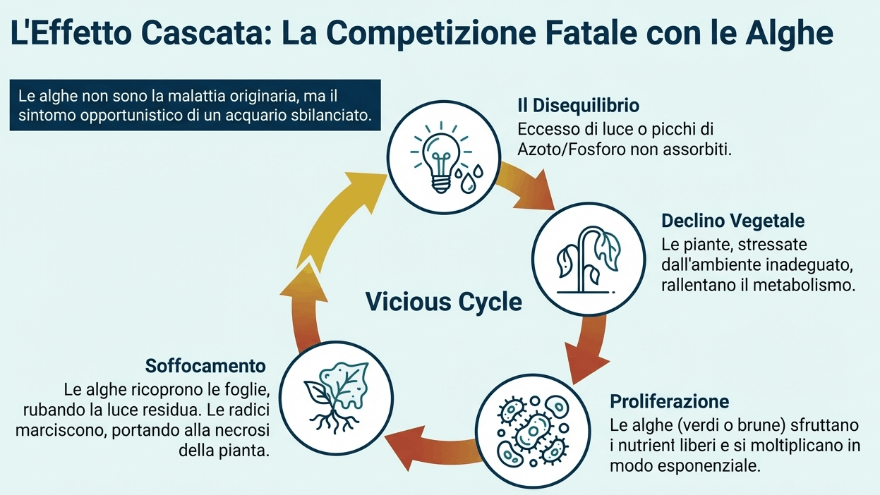 alghe e piante