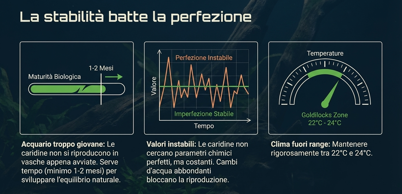 Acquario troppo giovane