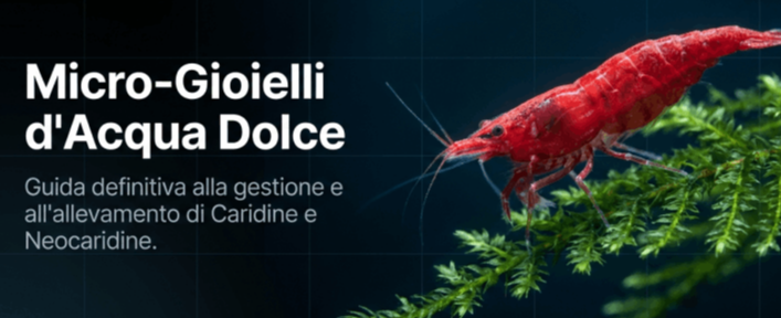Caridine e neocaridine in acquario