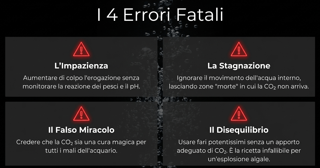 errori da evitare co2