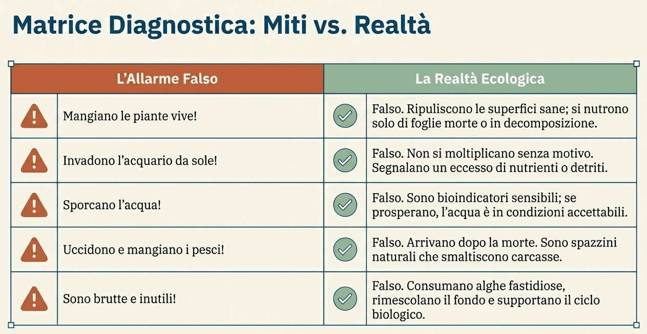 controllare le chiocciole