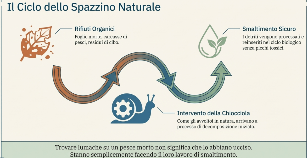 chiocciole spontanee come gestirle