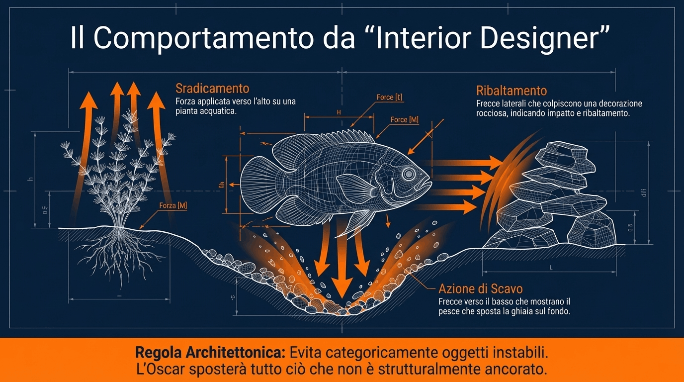 Qual'è l'acquario ideale per l'oscar?