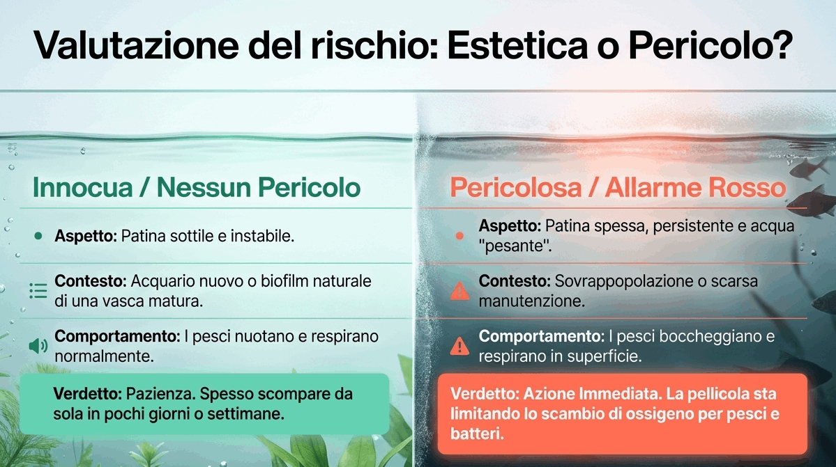 la patina superficiale è pericolosa?