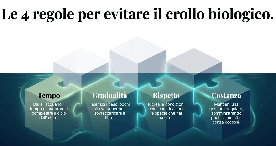 le regole per un acquario stabile