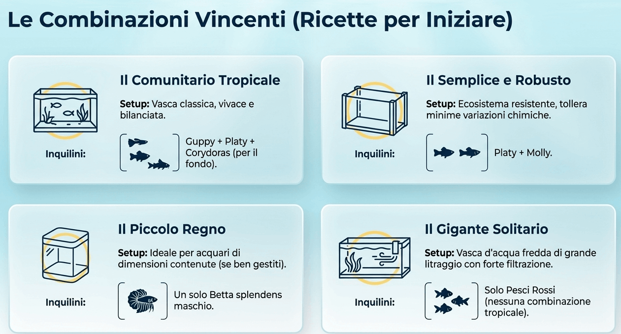 quali sono i pesci più semplici?