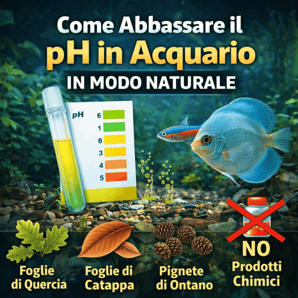 Come variare il ph in acquario