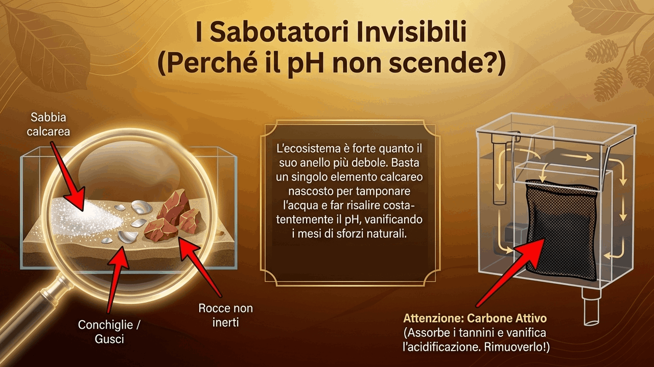 perchè il ph non scende?