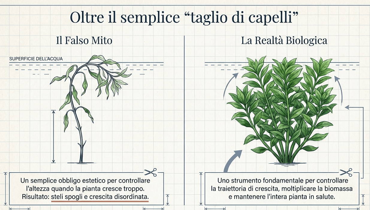 come potare le piante a stelo