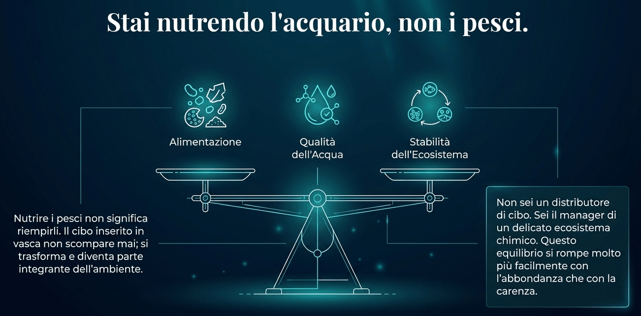 nutri i pesci, non l'acquario