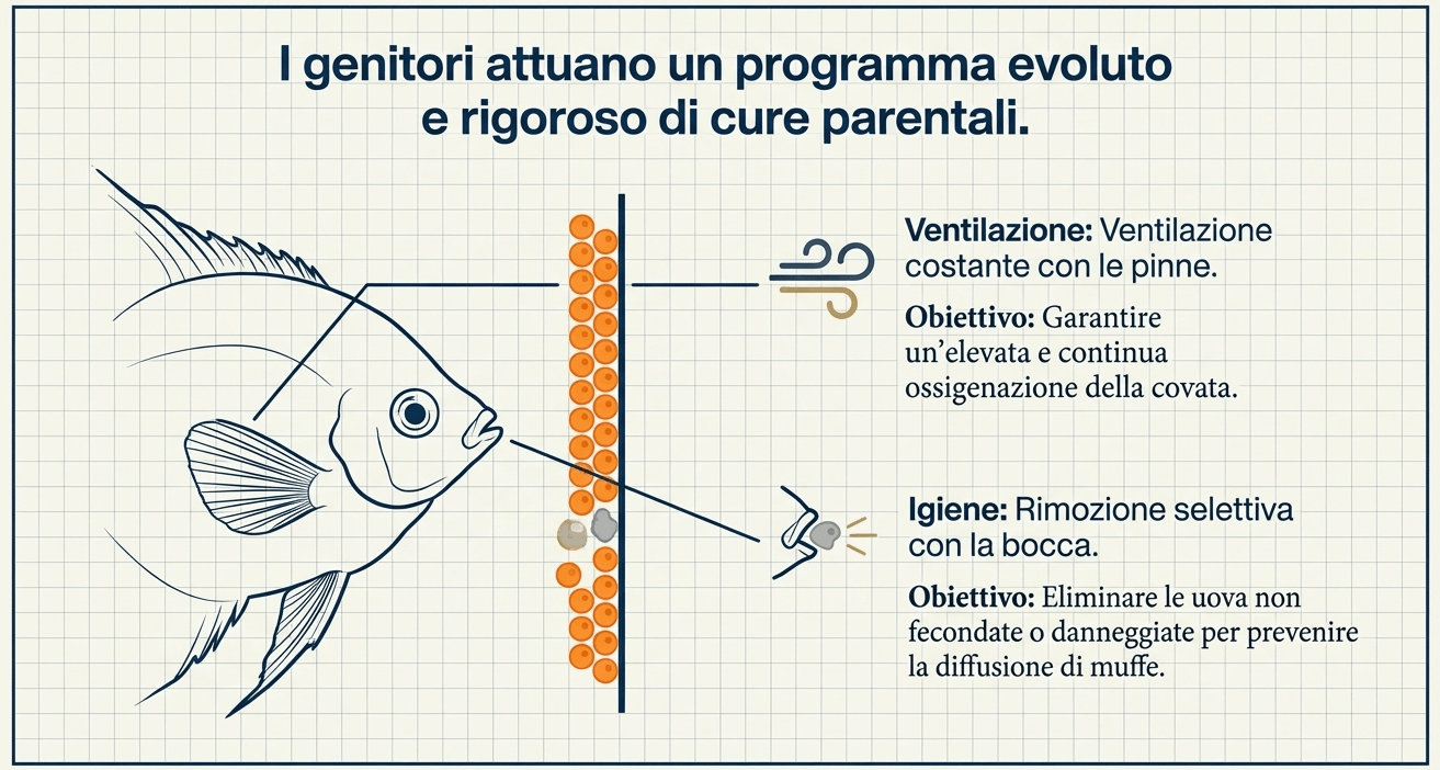 cura uova scalare
