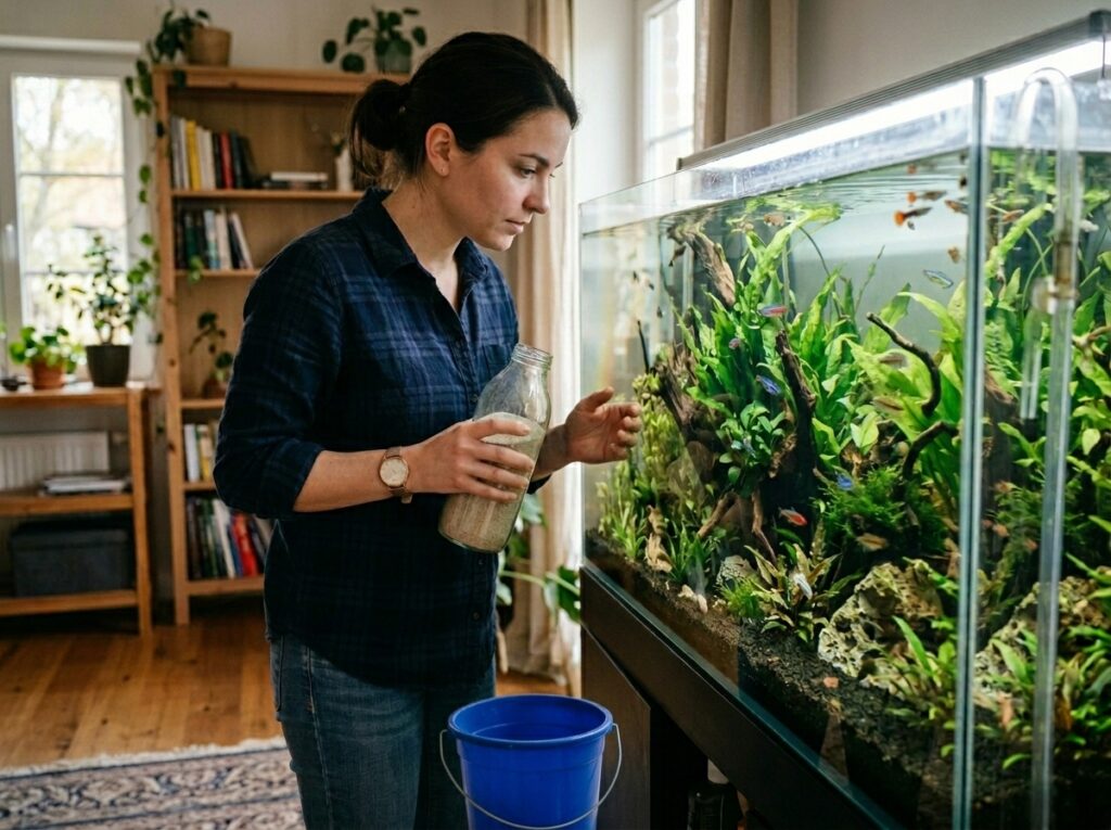 Come aggiungere sabbia in acquario gia avviato