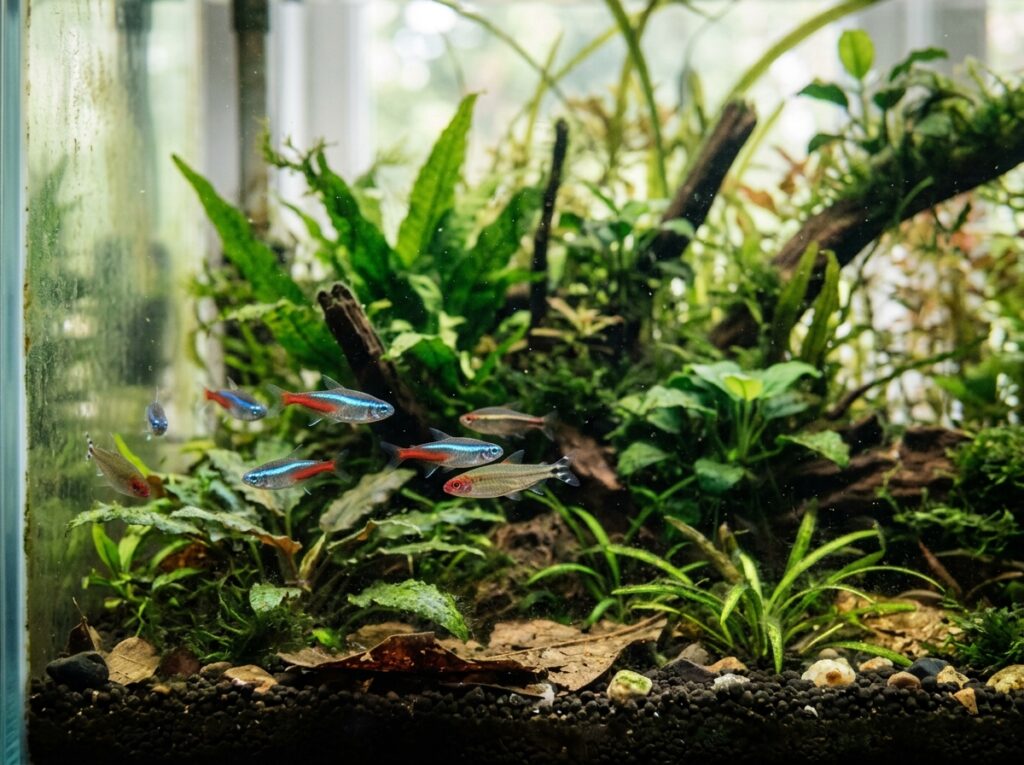 Alghe in acquario