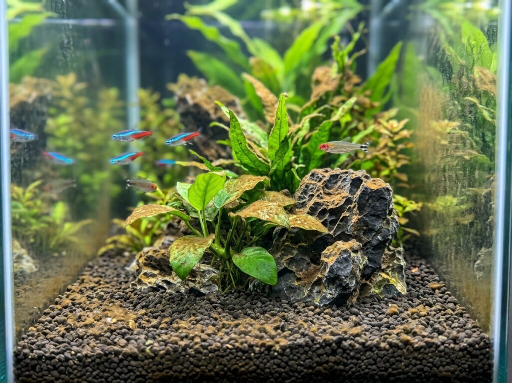 diatomee acquario