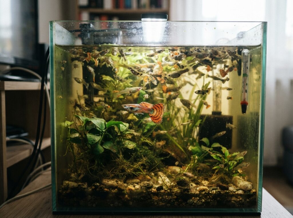 Pesci considerati facili ma allevati in un acquario non adatto